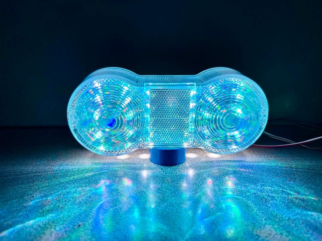 GT380 サンパチ 2灯式 RGB 流星 テール ランプ ライト レインボー