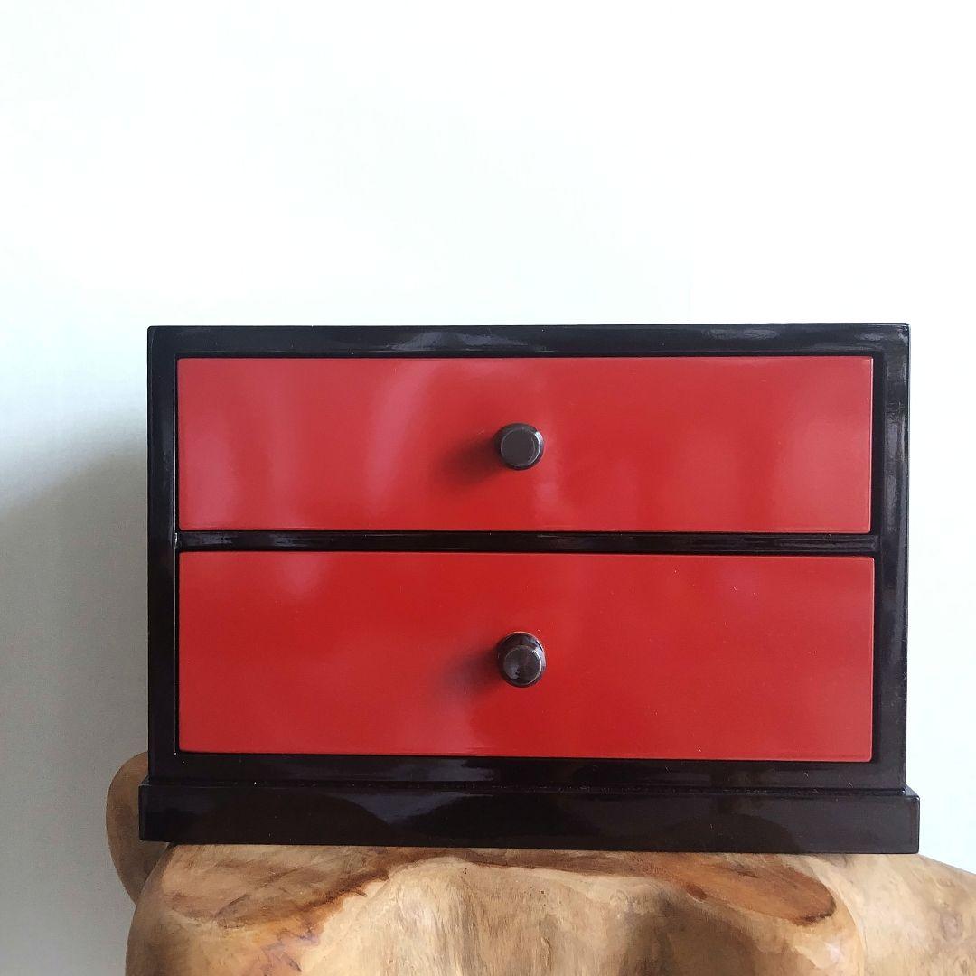 【超美品・ヴィンテージ・送料込】京漆　小引き出し　ミニチェスト