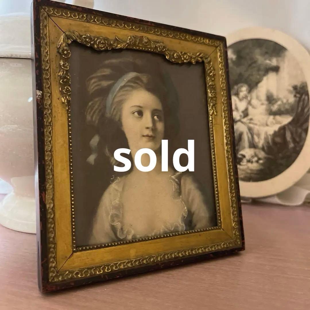 フランスアンティーク額装