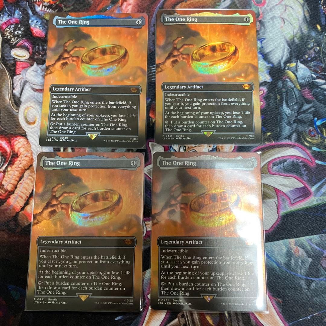 The One Ring 一つの指輪 foil 4枚