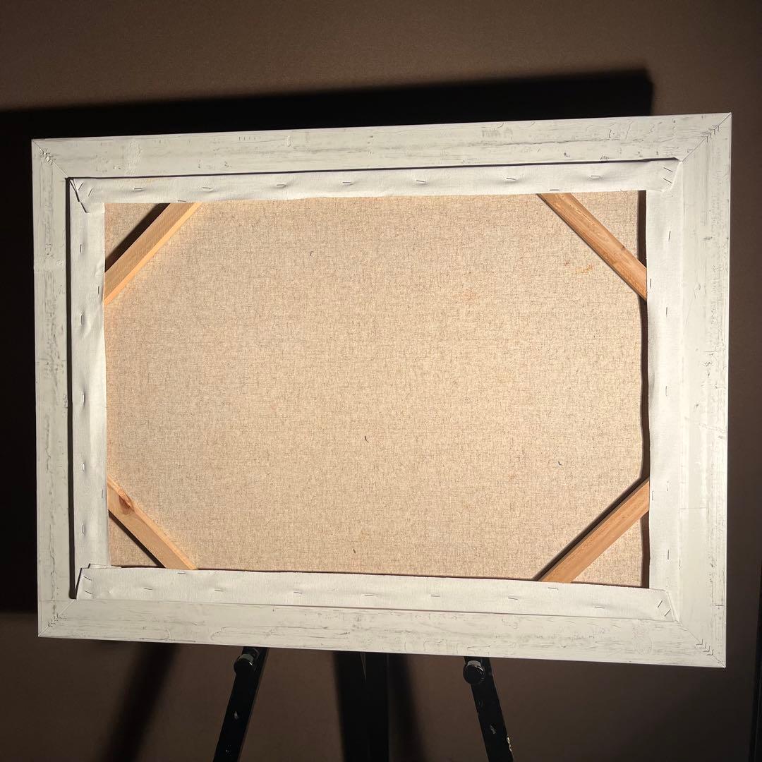 ★秀作★手描き油絵 クロード・モネ 睡蓮 額付 肉筆絵画 インテリア 油彩画