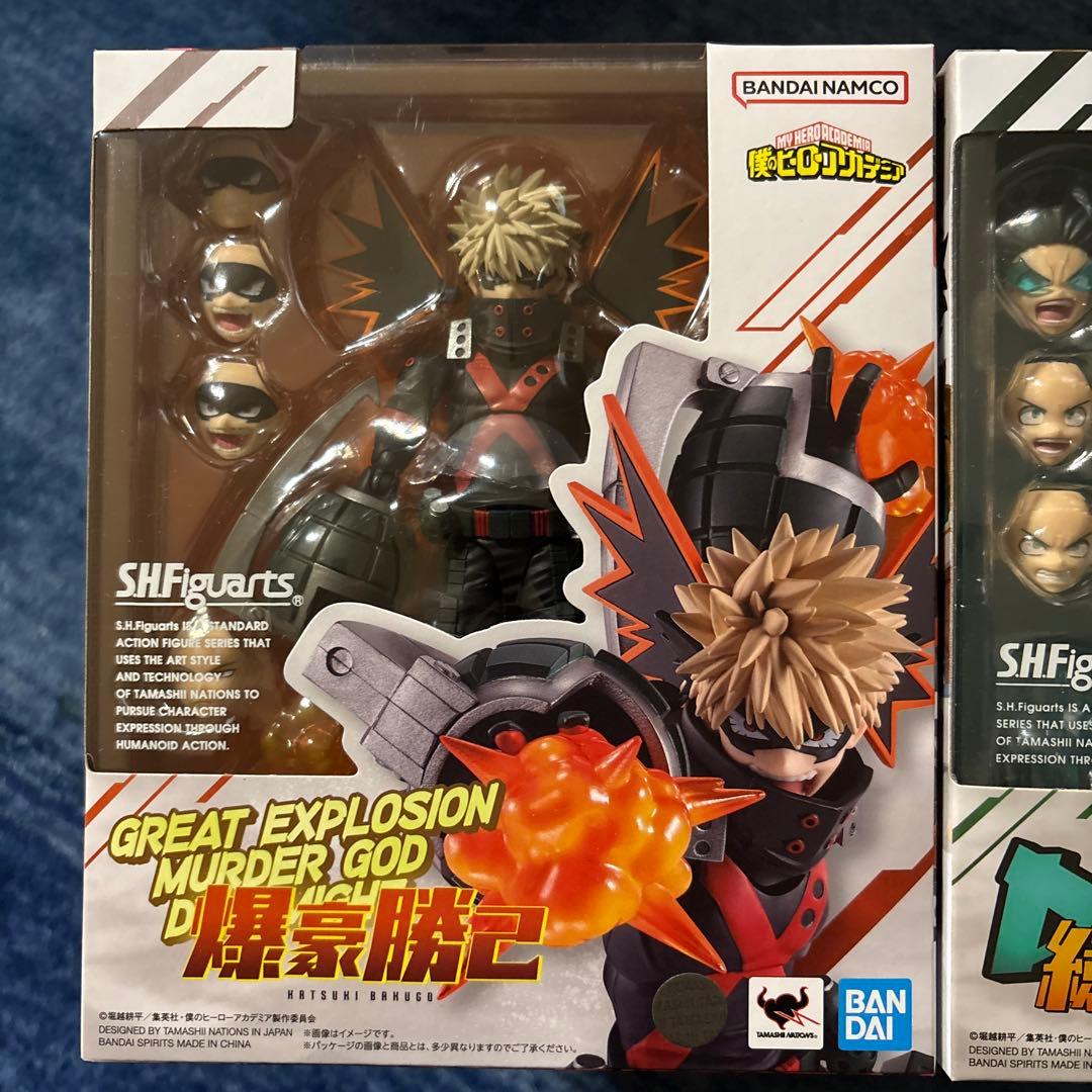 SHFiguarts 僕のヒーローアカデミア フィギュアセット　爆轟　緑谷