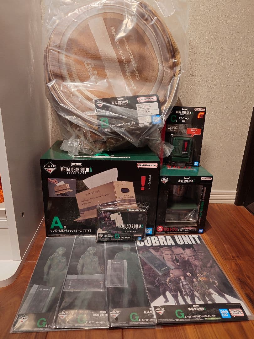 メタルギアソリッド　一番くじ　A B C D ラストワンセット