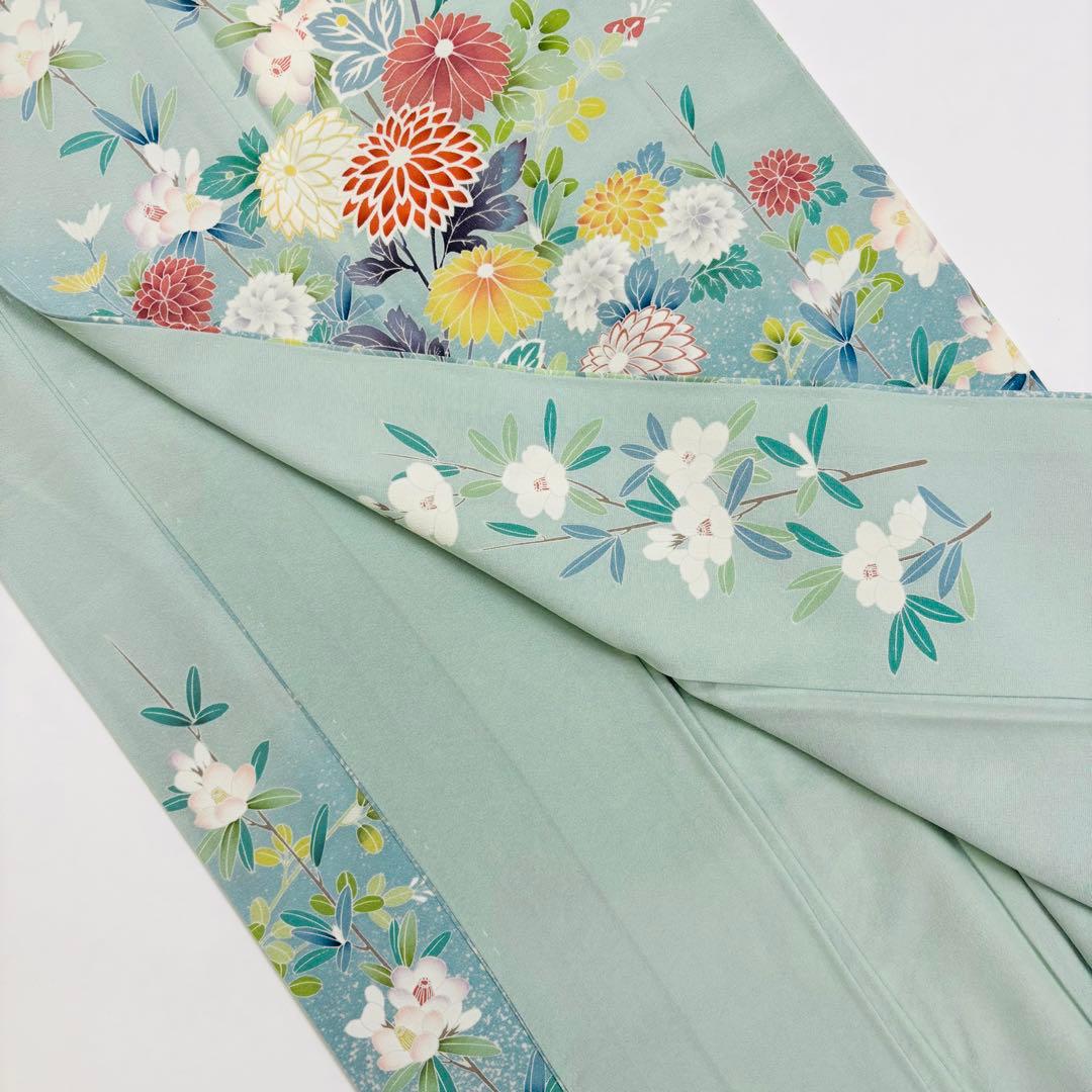 正絹訪問着4点フルセット◎全品未使用！こだわりコーディネート品格シリーズa12