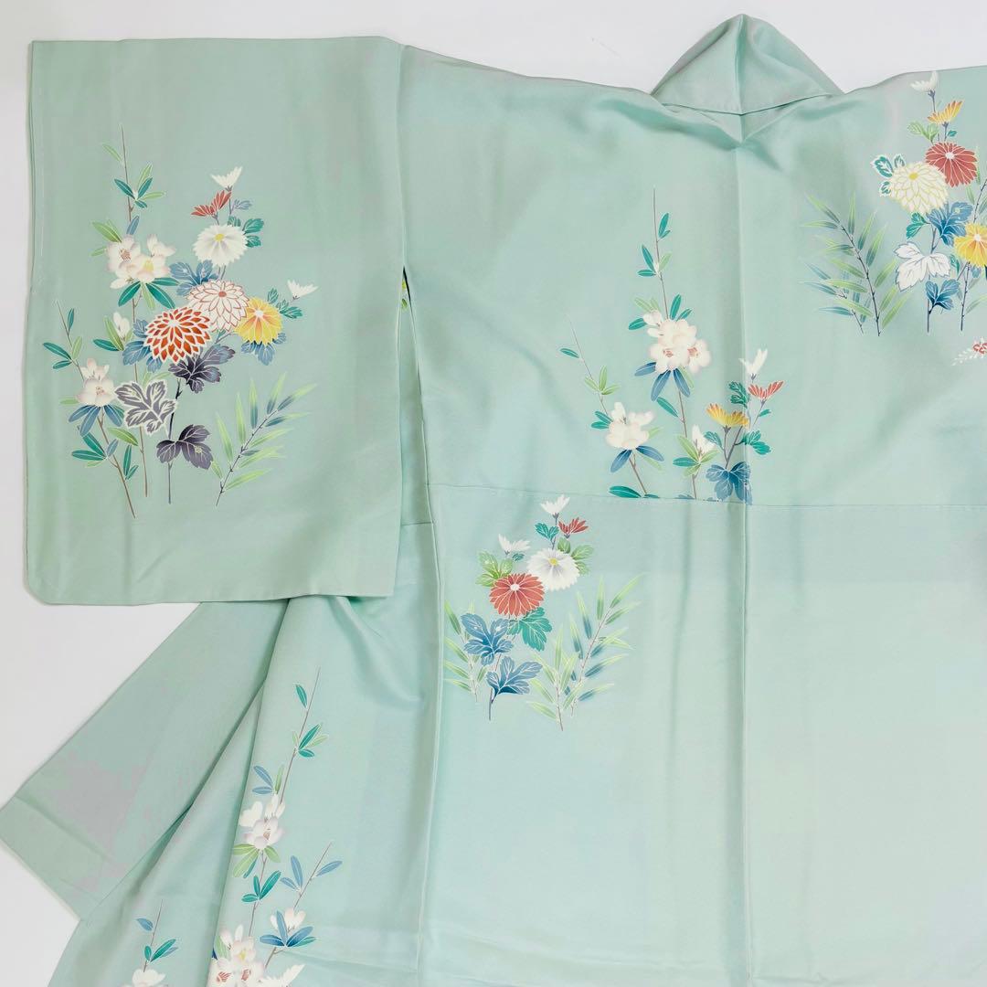 正絹訪問着4点フルセット◎全品未使用！こだわりコーディネート品格シリーズa12