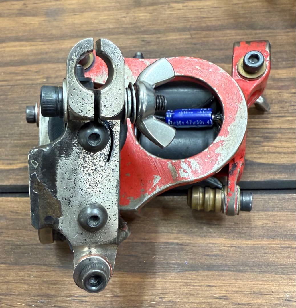 ツ*ン様 ウィザード タトゥーマシン ダブルコイル 赤　2台セット