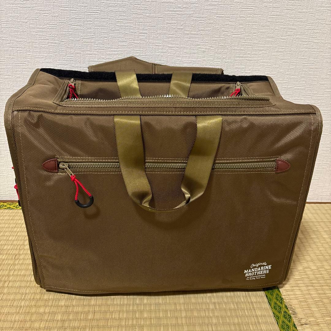 MANDARINE BROTHERS キャリーバッグ ブラウン　Mサイズ