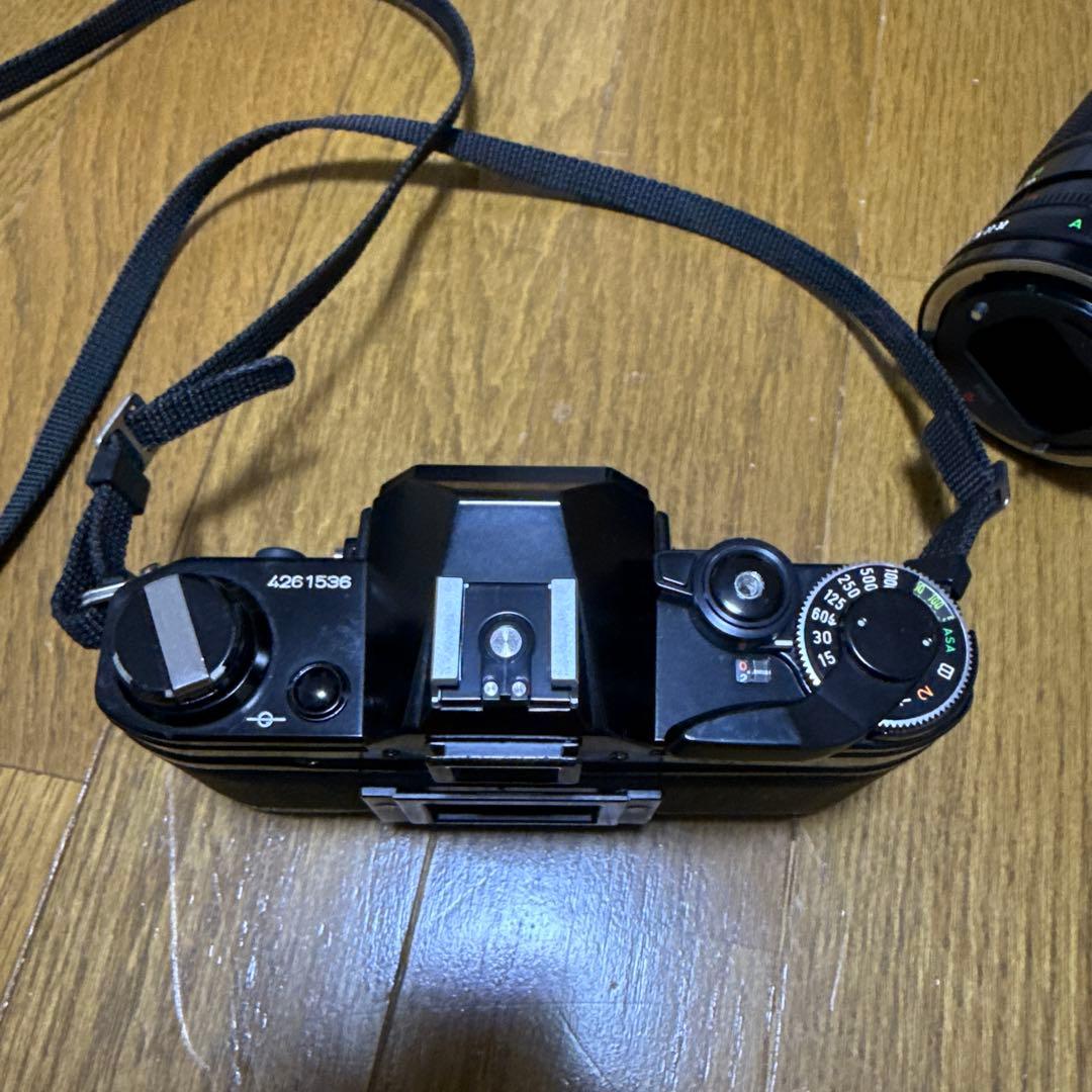 Canon AE-1 FD50mm f1.4とFD100-200mm f5.6