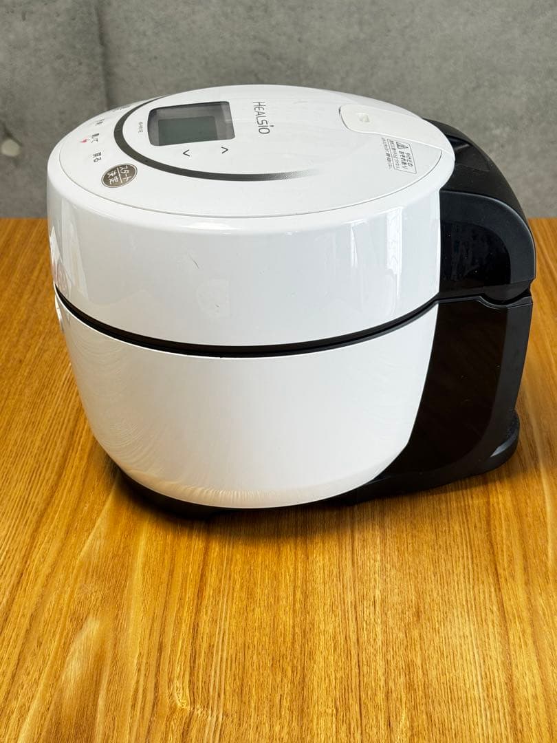 SHARP HEALSIO 炊飯器 ホワイト　２人前