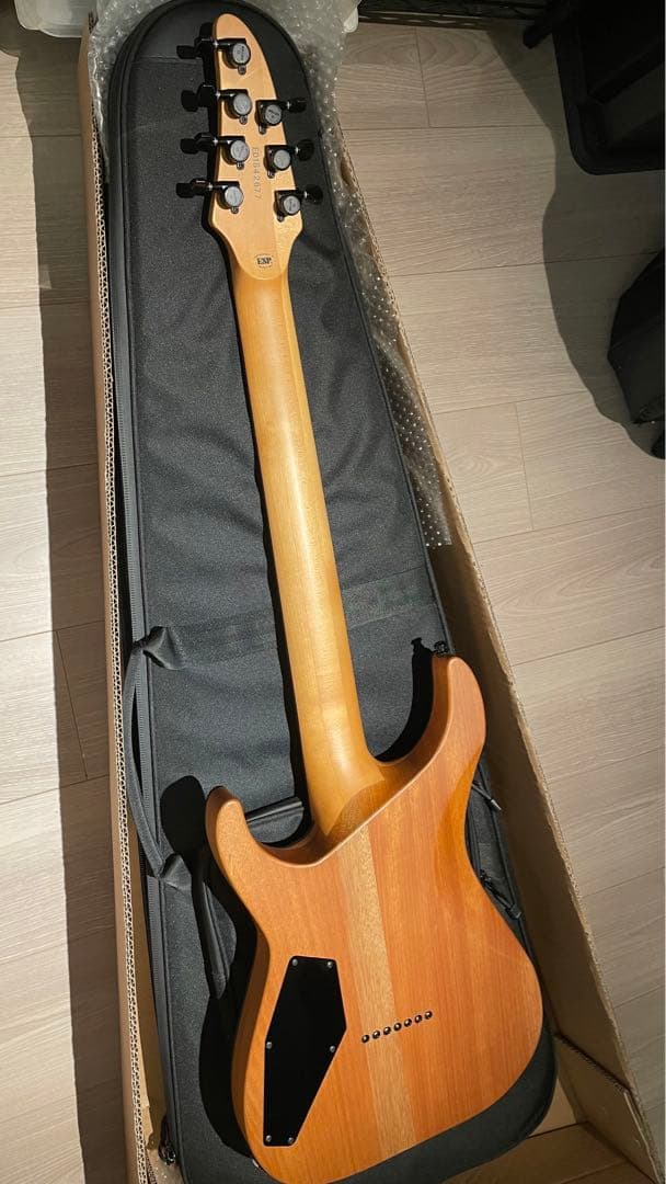 【パーツ交換あり】E-HR7-FX/BM (Black Burst) 7弦