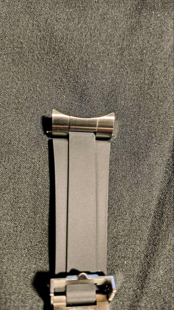 【美品】正規品 TUDER ブラックベイ 58 GMT 専用 ラバーベルト