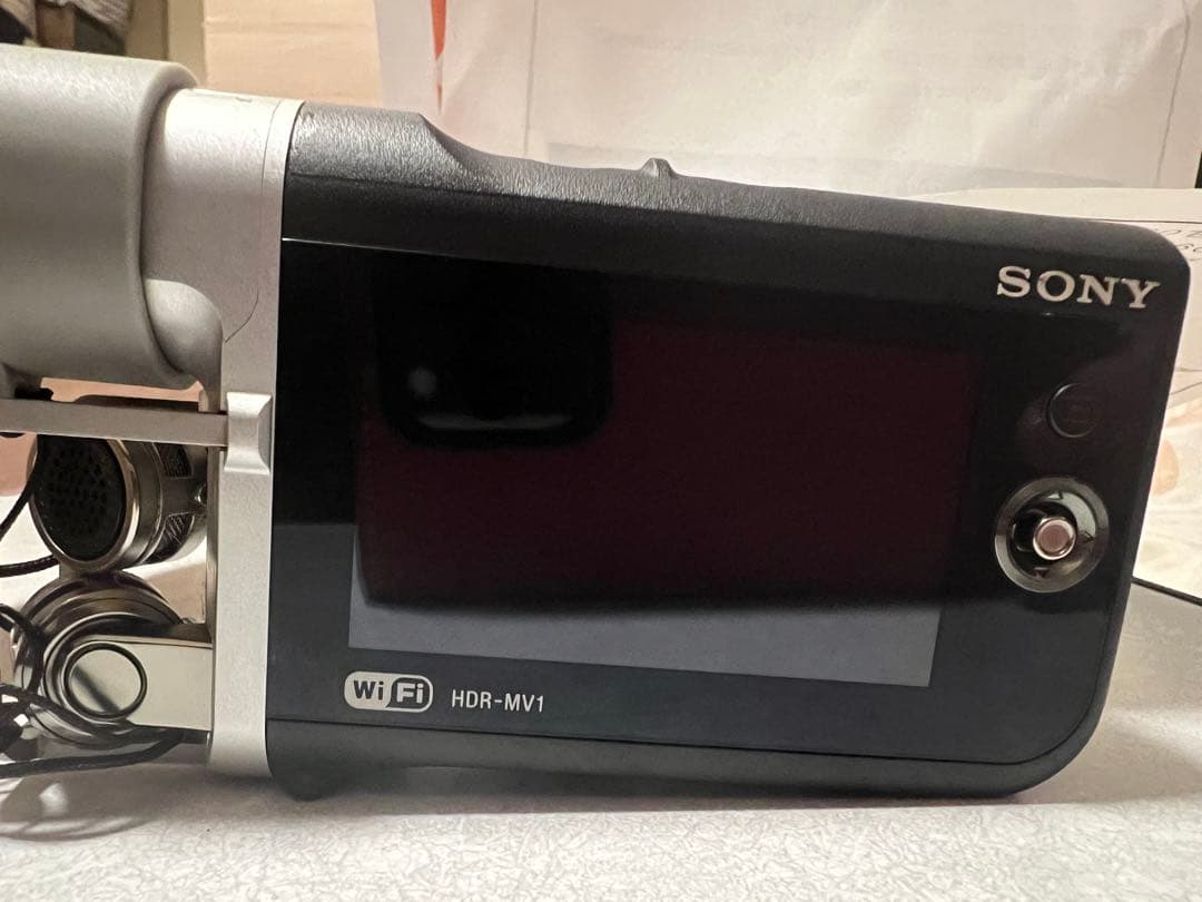 Sony HDR-MV1 ビデオカメラ 本体　SDカード付き　中古品