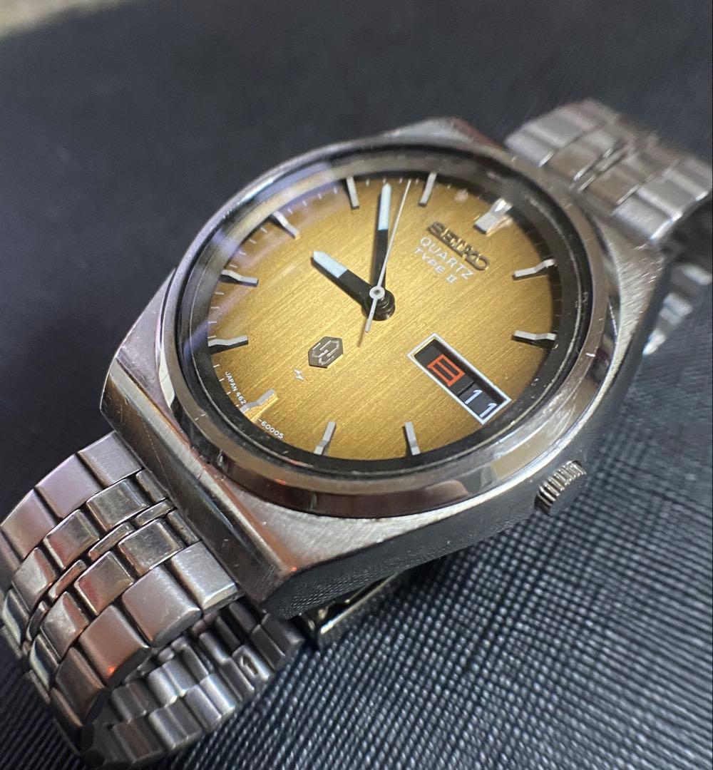 SEIKO TYPEII デイデイト1975年製　ブラウン