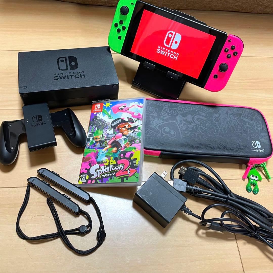 付属品全て有➕おまけ付き⭐️Switch Splatoon2同梱版⭐️スイッチ