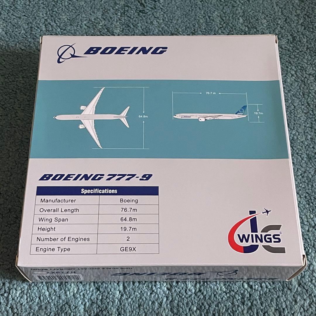 BOEING 777-9X 777X ハウス JC Wings N779XY