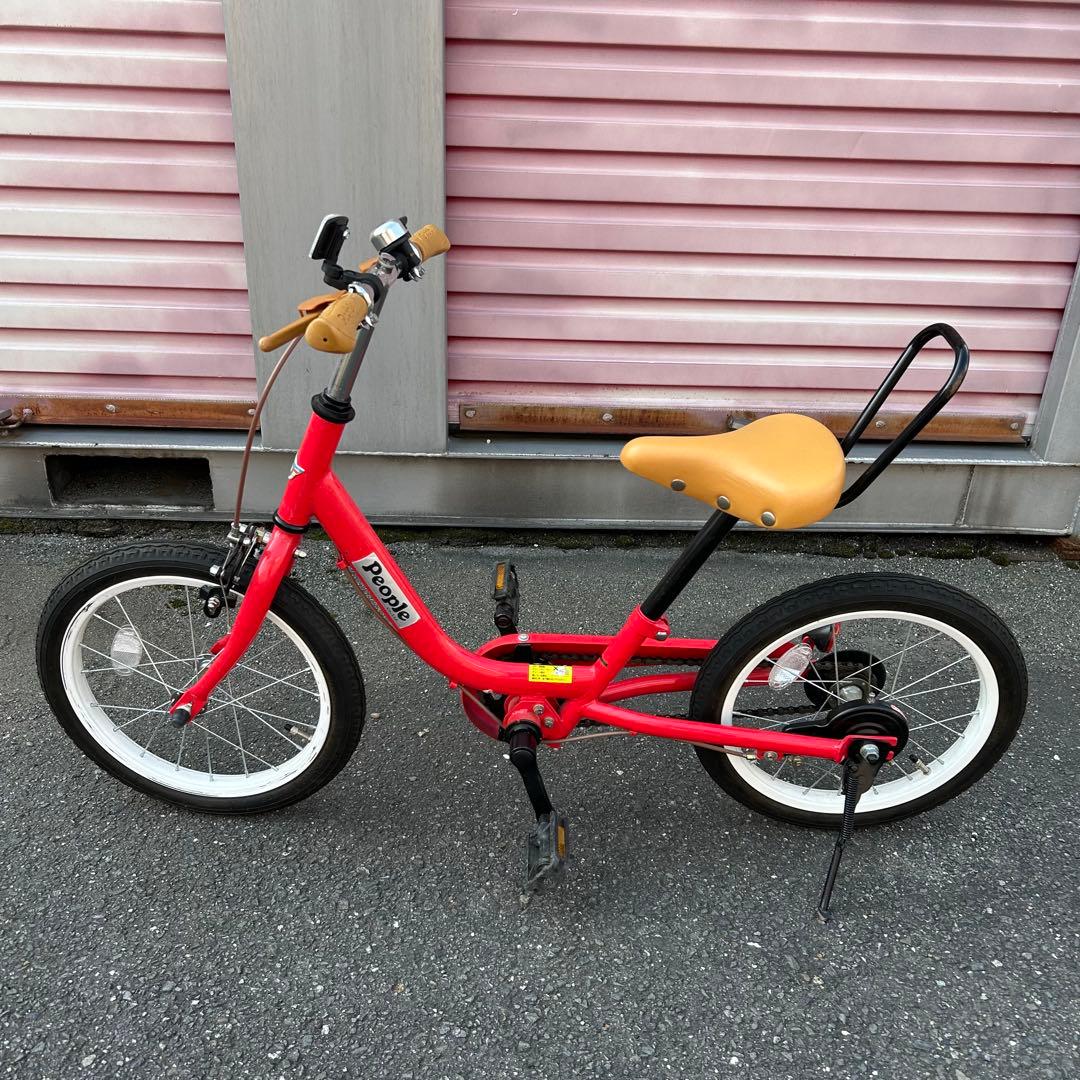 People 自転車 ケッターサイクル 16インチ バランスバイク 子供用 赤