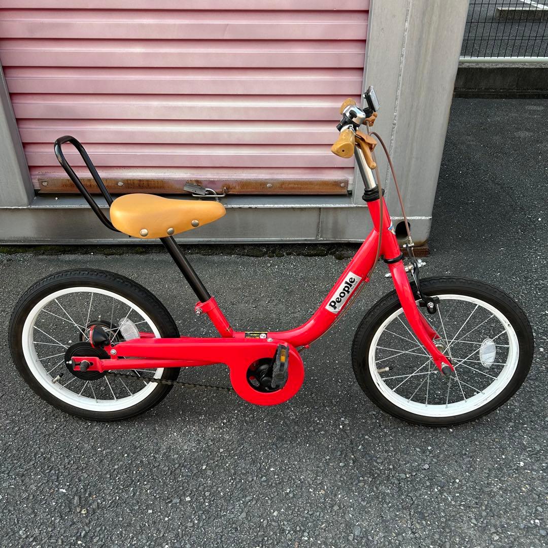 People 自転車 ケッターサイクル 16インチ バランスバイク 子供用 赤
