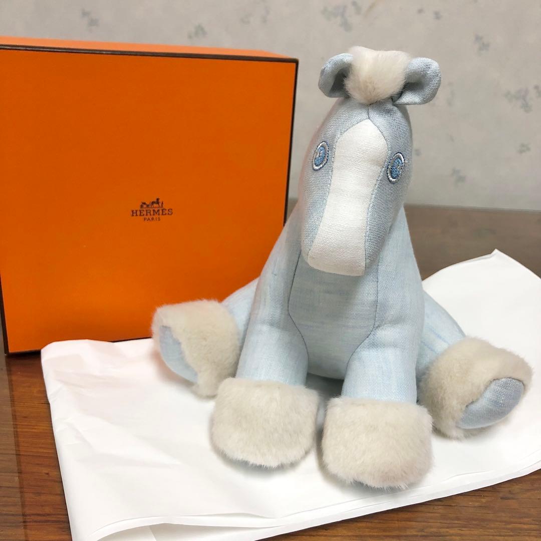 未使用品 HERMES エルメス ベビーエルミー ぬいぐるみ 馬