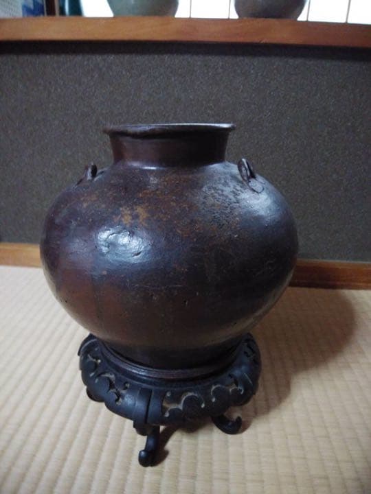 花瓶 古丹波焼