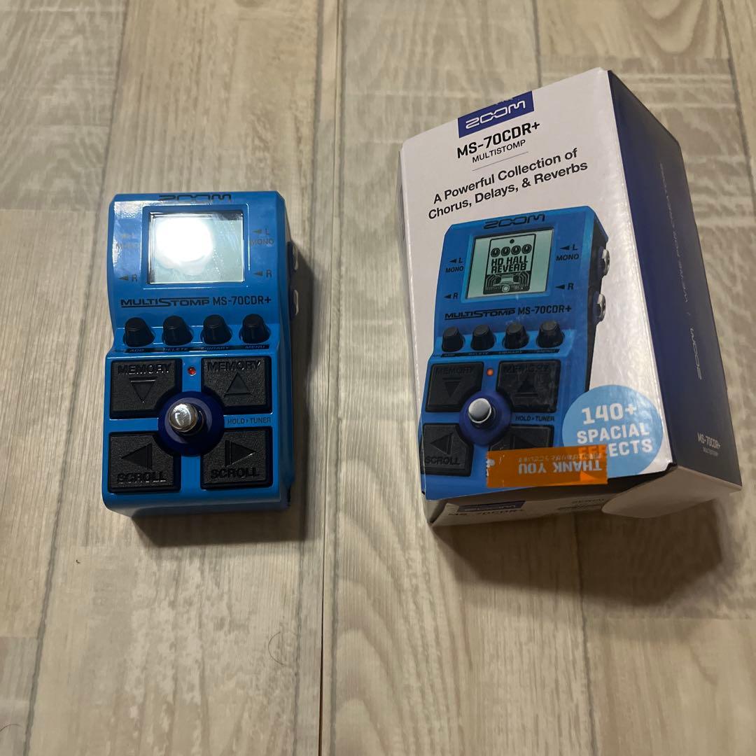 【美品】ZOOM MS-70CDR+ ギターエフェクター