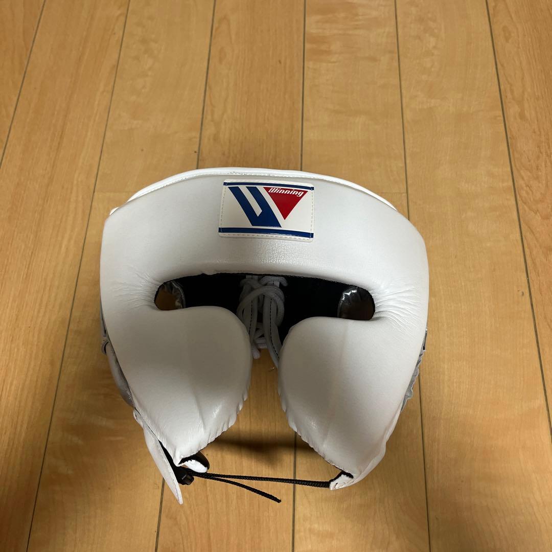 ウィニングヘッドギア　ホワイト&シルバー