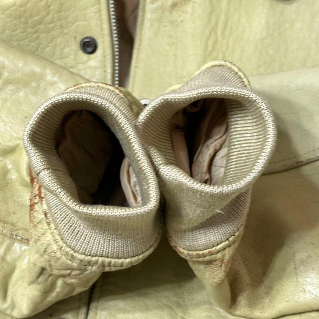 ⭐️90s⭐️ HARLEY DAVIDSON シングルライダースジャケット　羊