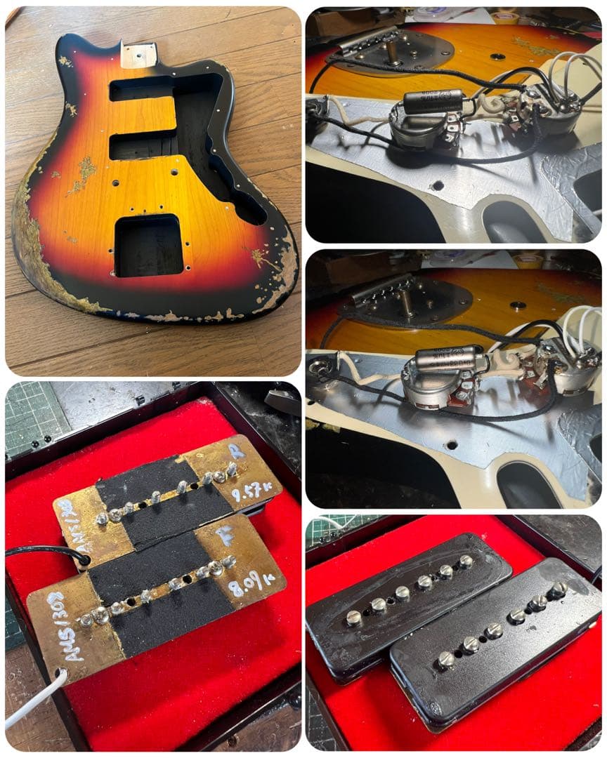 ⭐︎ハードレリック ジャズマスターシェイプ/P-90タイプ×フローティングトレモロ