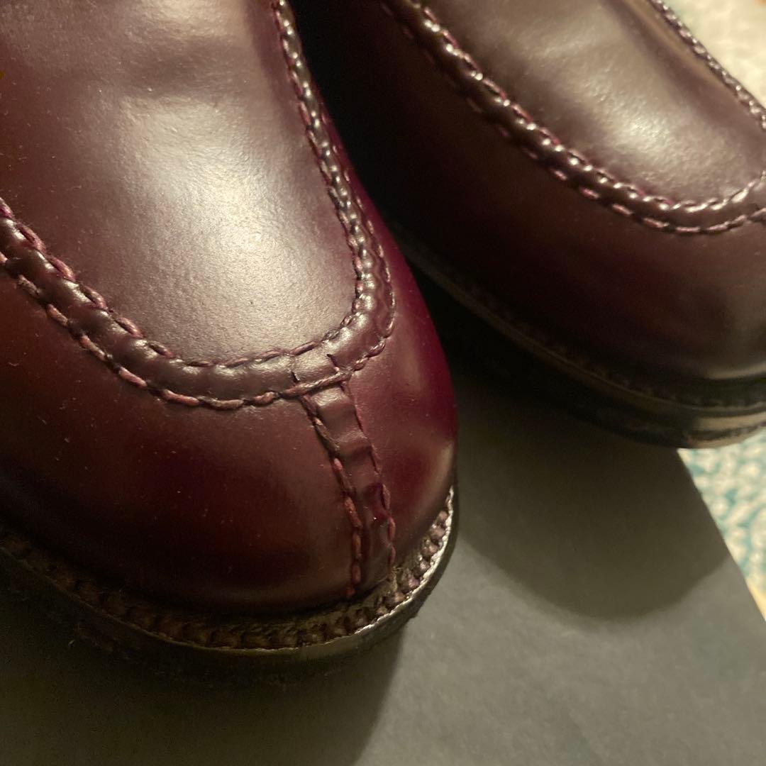 オールデンバーガンディ レザー ミッドカットブーツAlden 4540Hブーツ