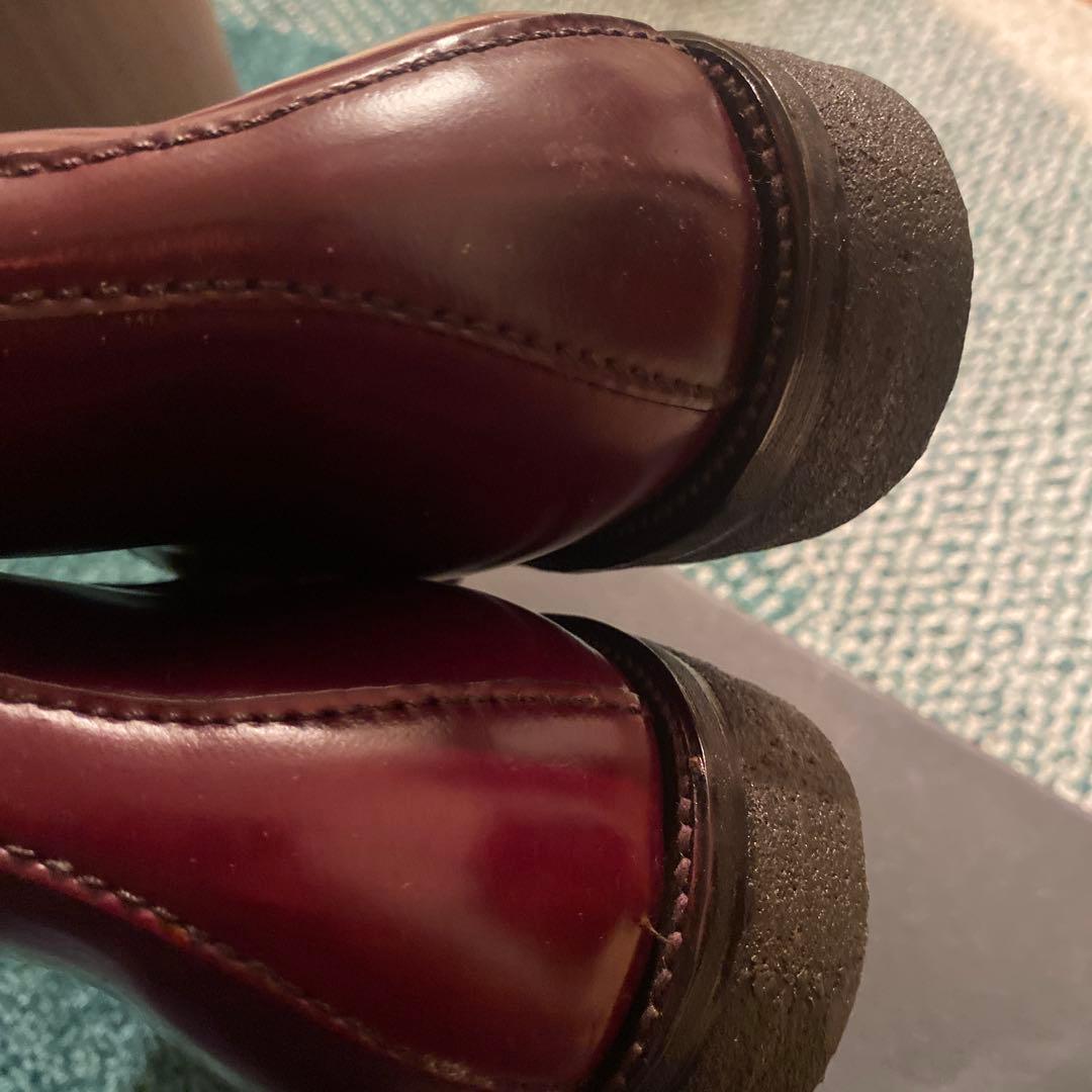 オールデンバーガンディ レザー ミッドカットブーツAlden 4540Hブーツ