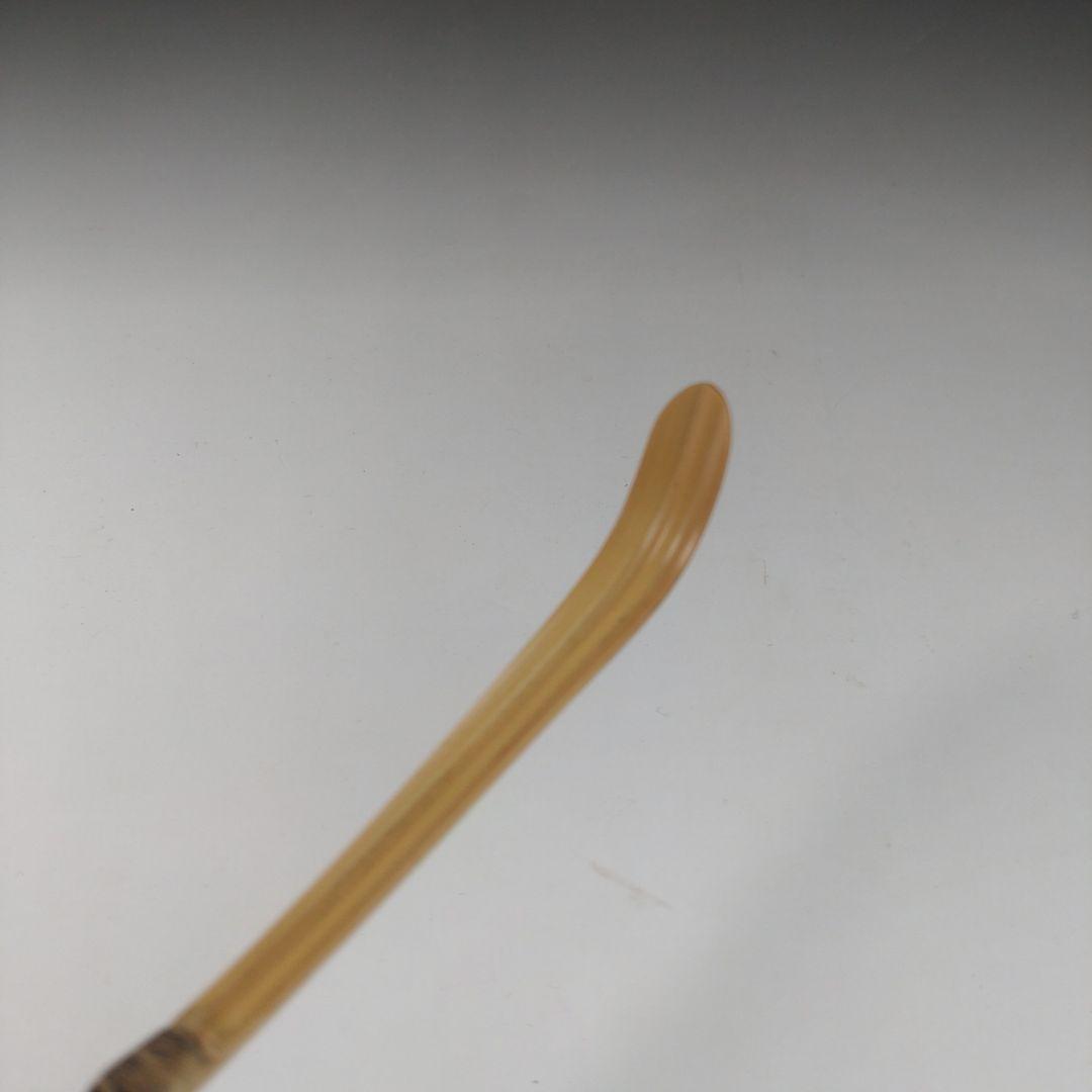 ウ42 茶杓『大徳寺　立花大亀　極箱』『銘　好日』『海野宗泰下削　共箱　しみ竹』