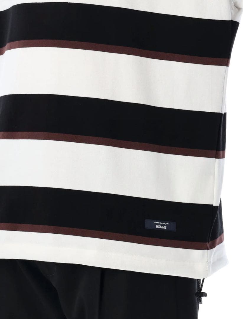 25ss コムデギャルソンオム　ボーダー　オーバーサイズ Tシャツ