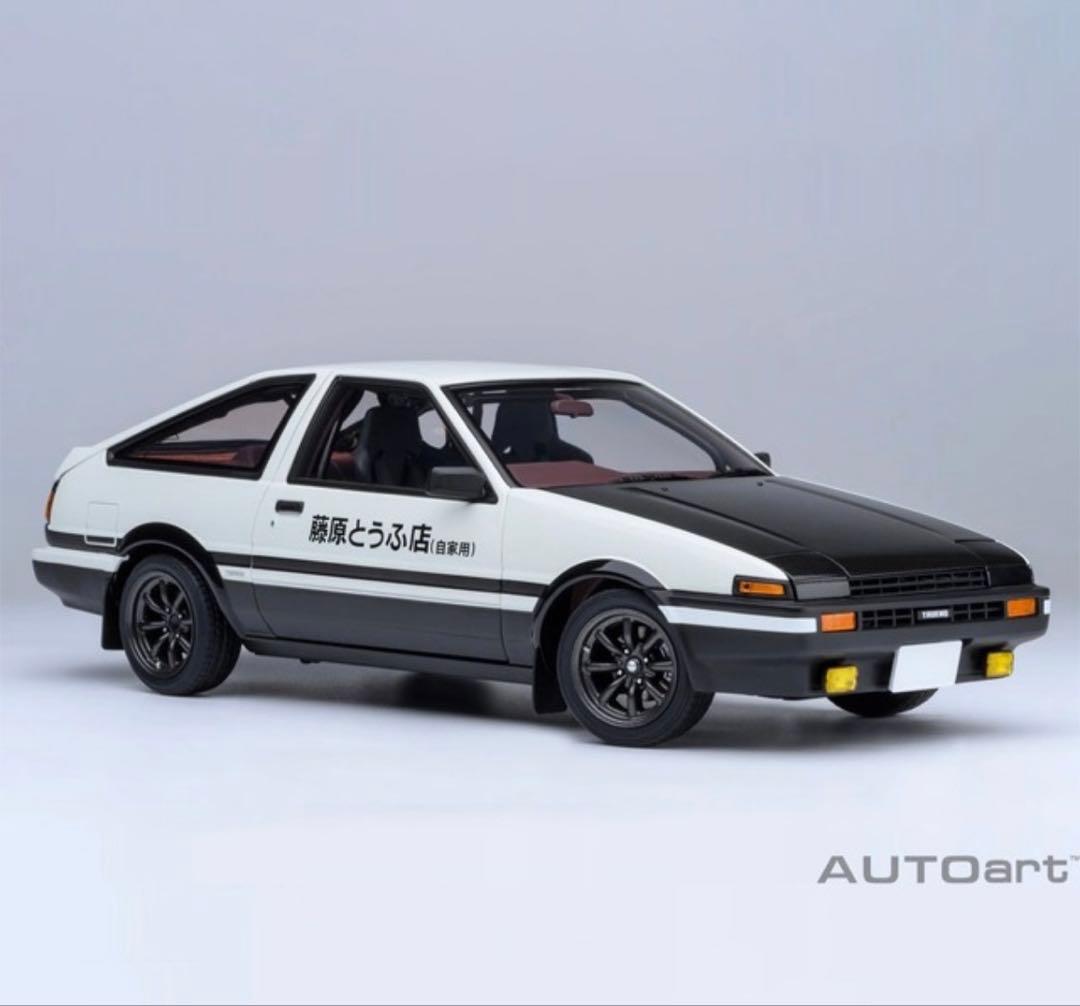 新品 オートアート トヨタAE86 トレノ 頭文字D 東京オートサロン2026