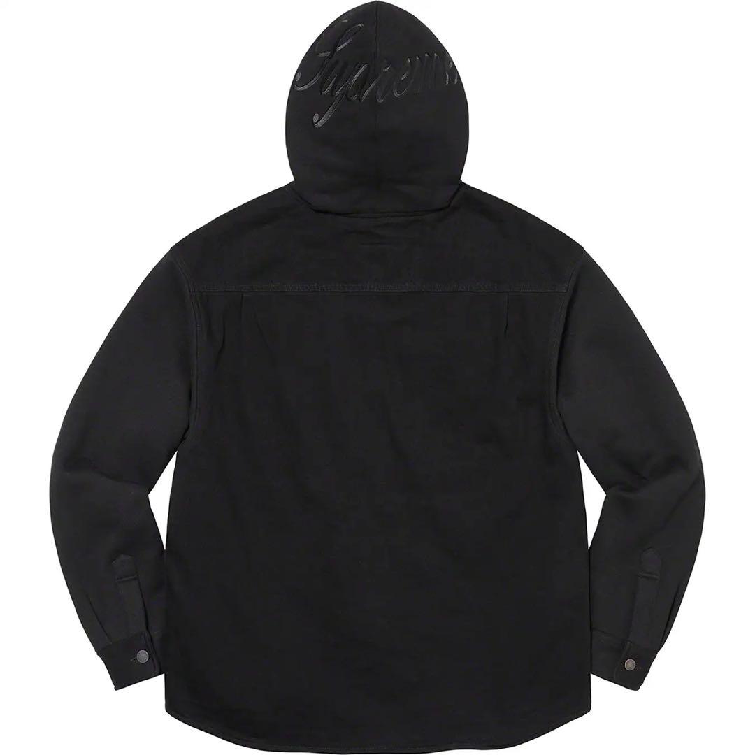 トップス Supreme Fleece Hooded Denim Shirt