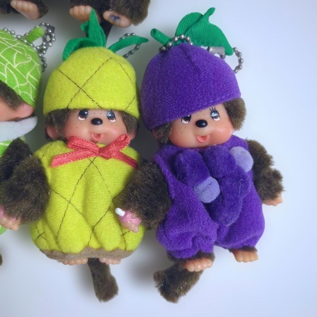 【レア】モンチッチ キーホルダー 果物 フルーツマスコット 6点セット