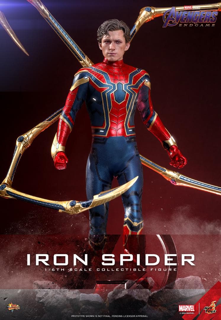ホットトイズ 1/6 アベンジャーズ アイアン・スパイダー MMS761