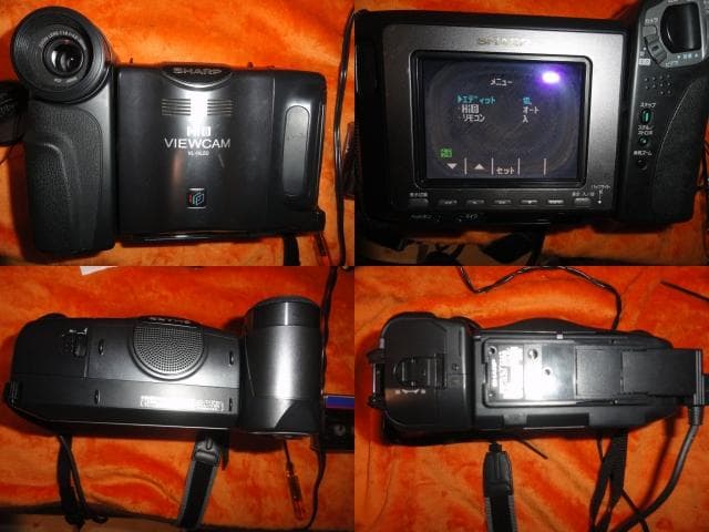 録・再・ダビングOK◆SHARP Hi8ビデオカメラ VL-HL５０