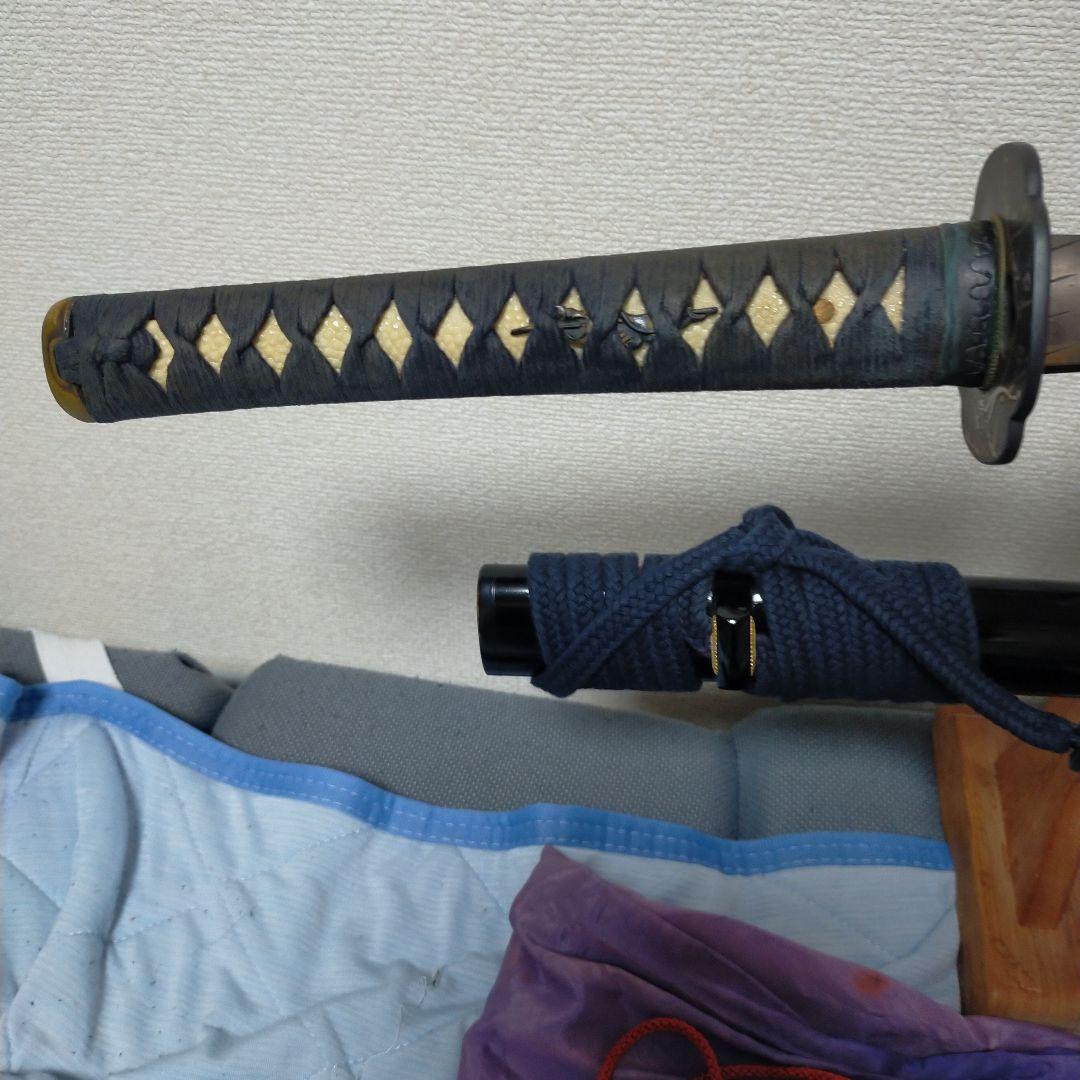 居合刀　模造刀　日本刀　刀剣　樋入り刀身　鮫皮　鉄鍔　刀袋　刀鞄　模擬刀　打刀