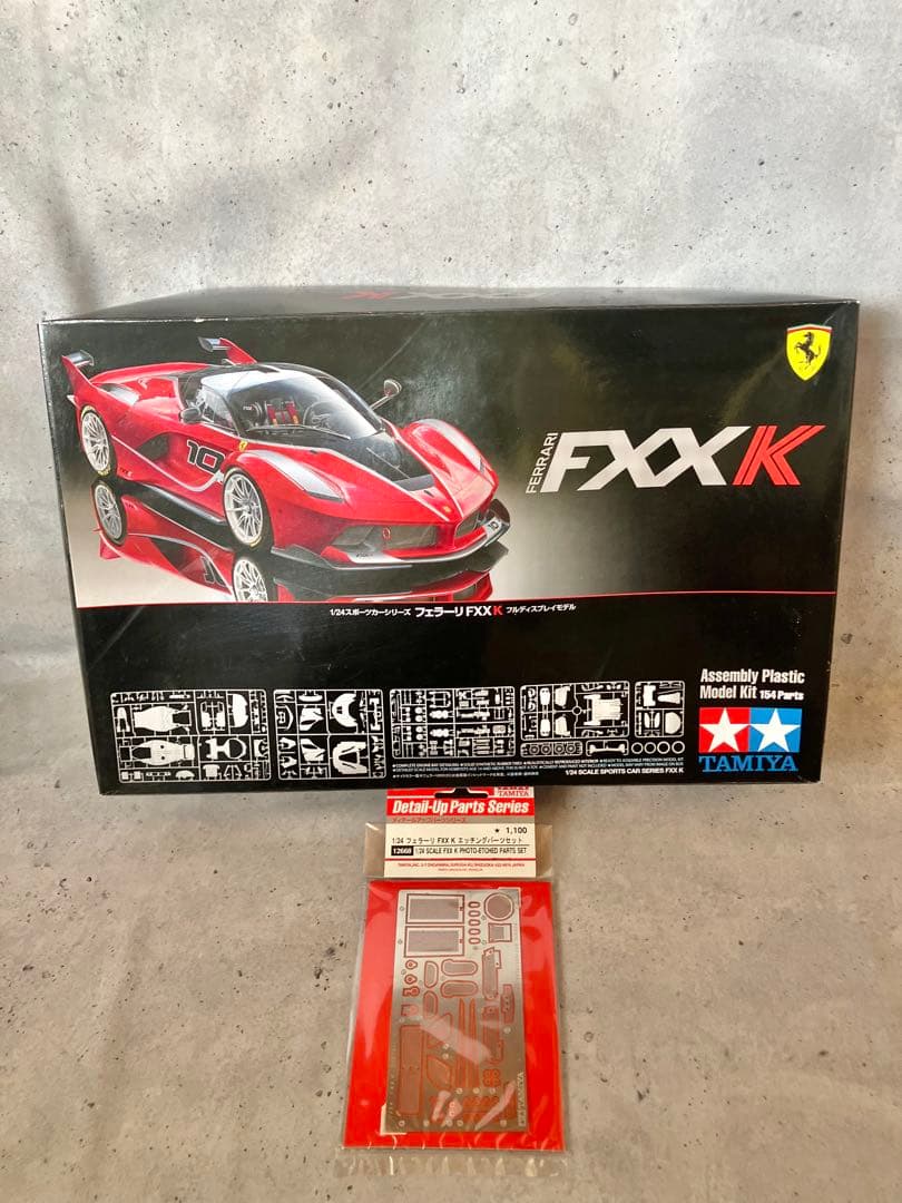 週末割引！ TAMIYA Ferrari FXXK 1/24 エッチングパーツ付