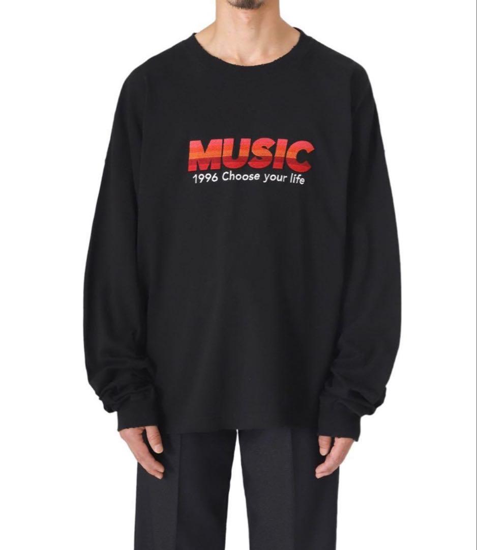 23AW DAIRIKU ダイリク MUSIC TEE ロンT ダメージ加工