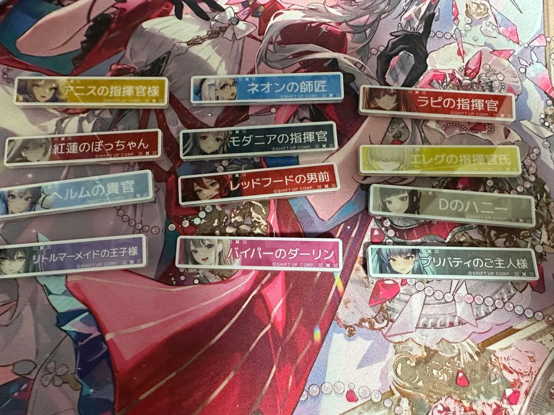 NIKKE展 NIKKE ニケ ニケ展 称号 アクリルバッジ まとめ売り