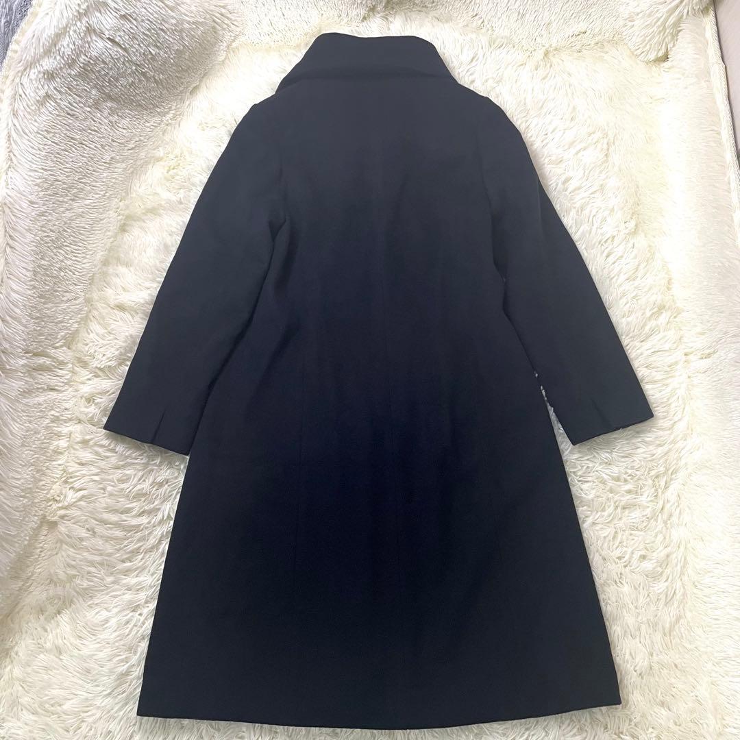 新品*Reflectリフレクト　ニュアンスネックアンゴラ羊毛コート　尾州産日本製