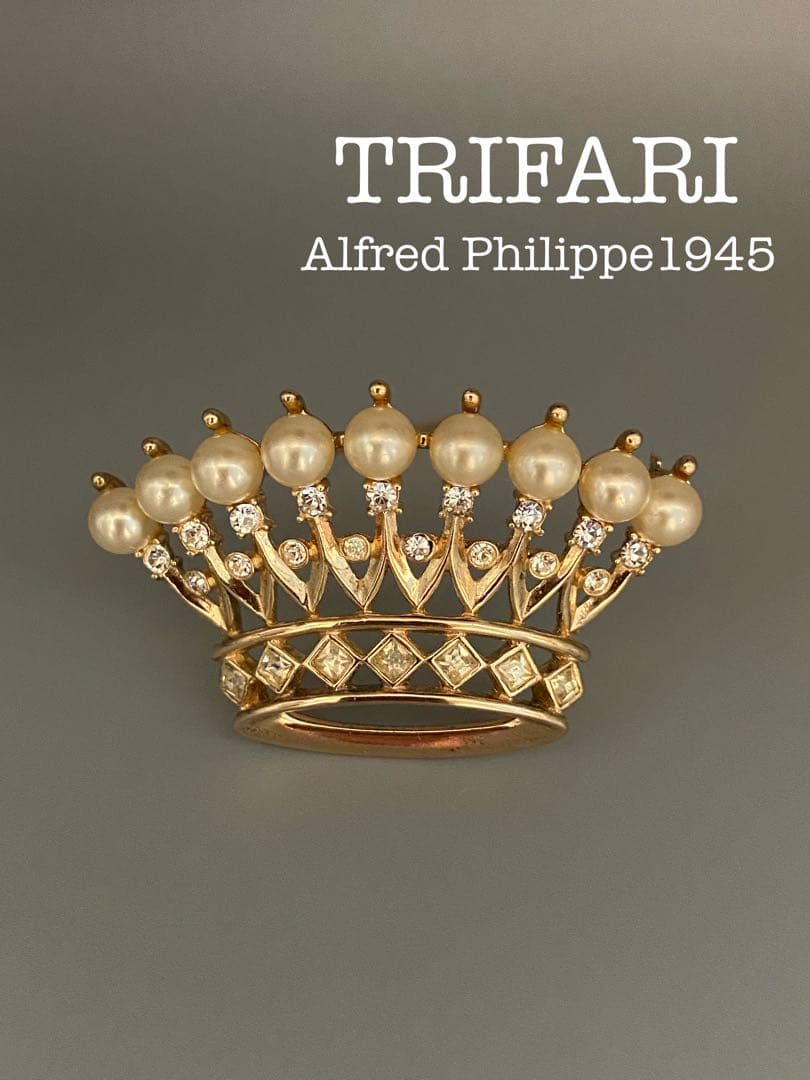 lotuscloud 2510⭐️TRIFARI トリファリ ヴィンテージブローチ