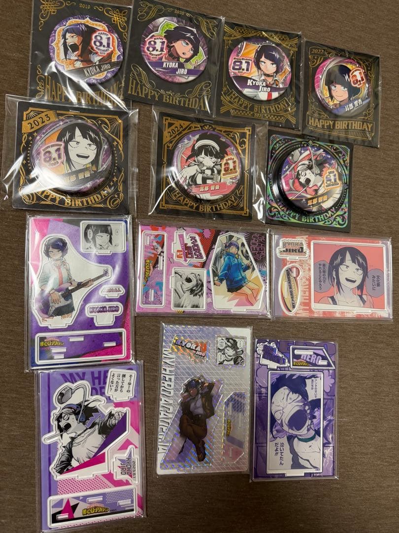 僕のヒーローアカデミア 耳郎響香 バースデイ缶バッジ ジオラマ コンプリート