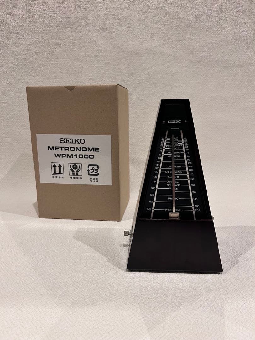 SEIKO セイコー　メトロノーム WMP1000 木製【森の響】ブラウン