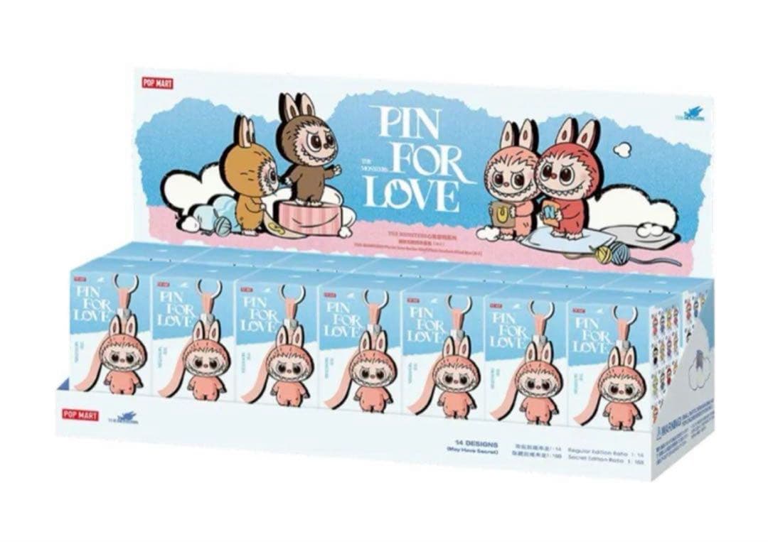 ポップマート ザ モンスターズピン フォー ラブ シリーズ ぬいぐるみ　1box