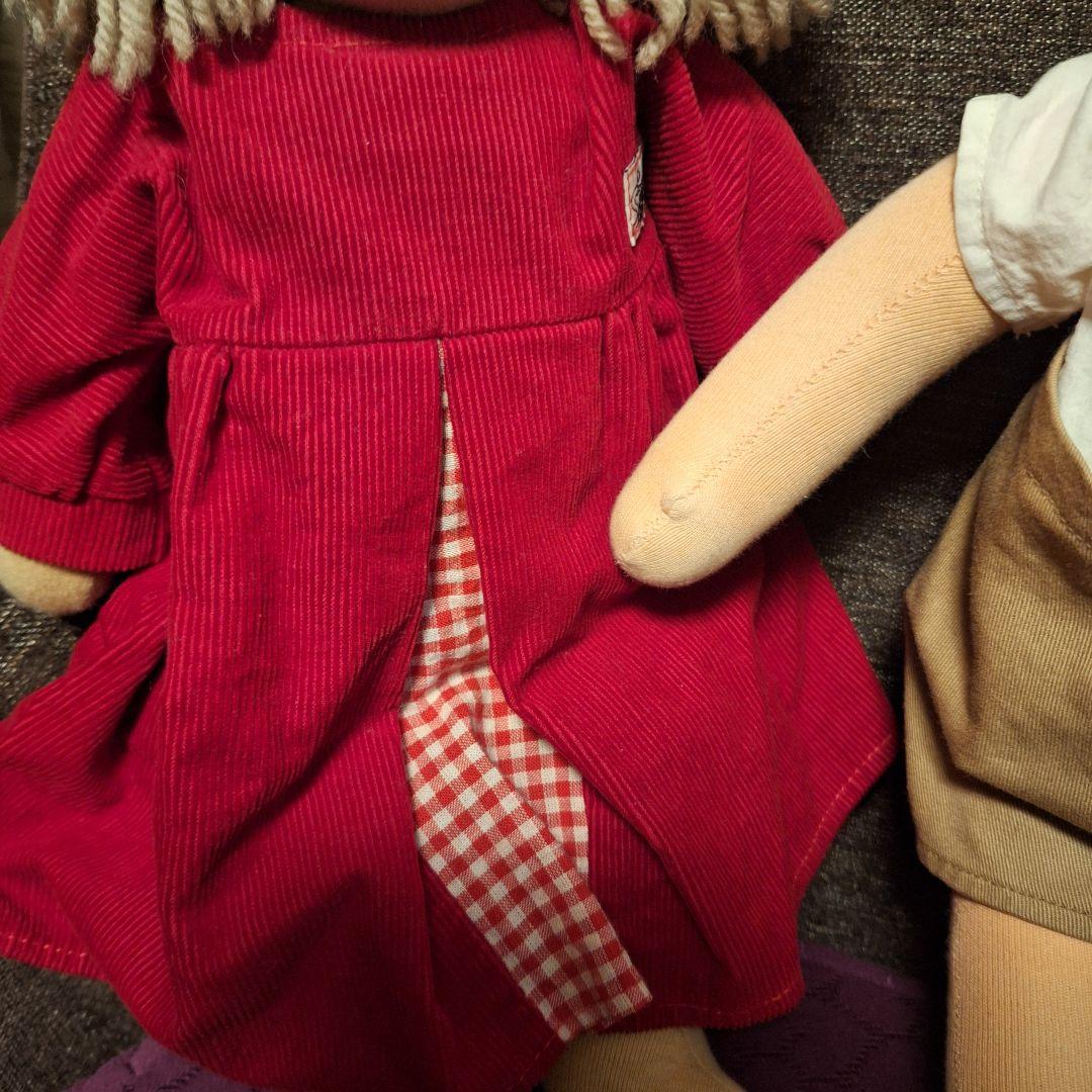 ２体セット◆ウォルドルフ人形C体・ジルケ人形ロッテちゃん　+着せ替え服