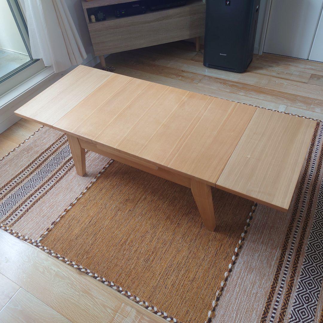 ReCENOインテリア　ナチュラルウッド ローテーブル