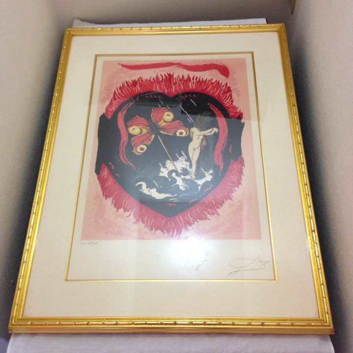 サルバドールダリ サルバドール・ダリ 愛の勝利 絵 絵画 サイン 海外 美術 額