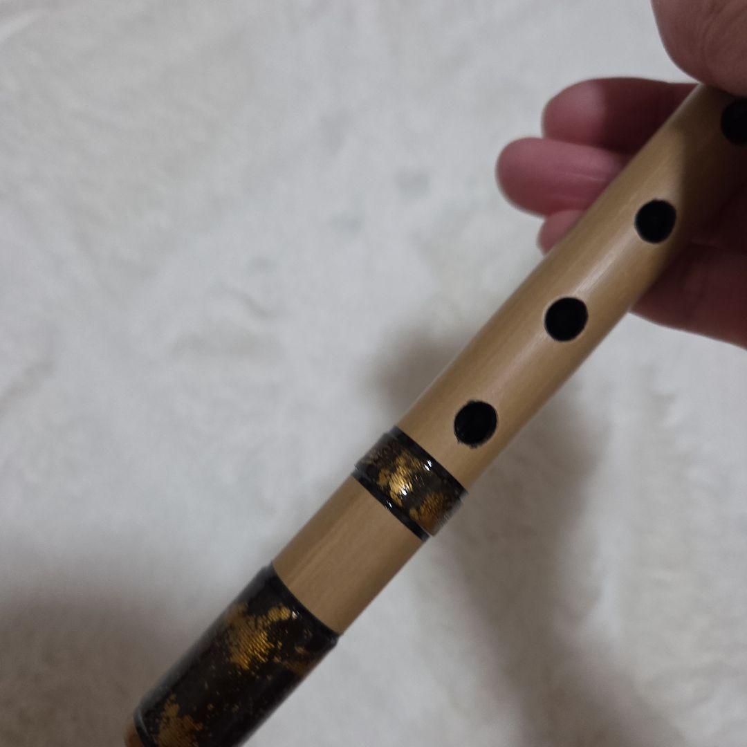 石見神楽を奏でる篠笛　父の手作り