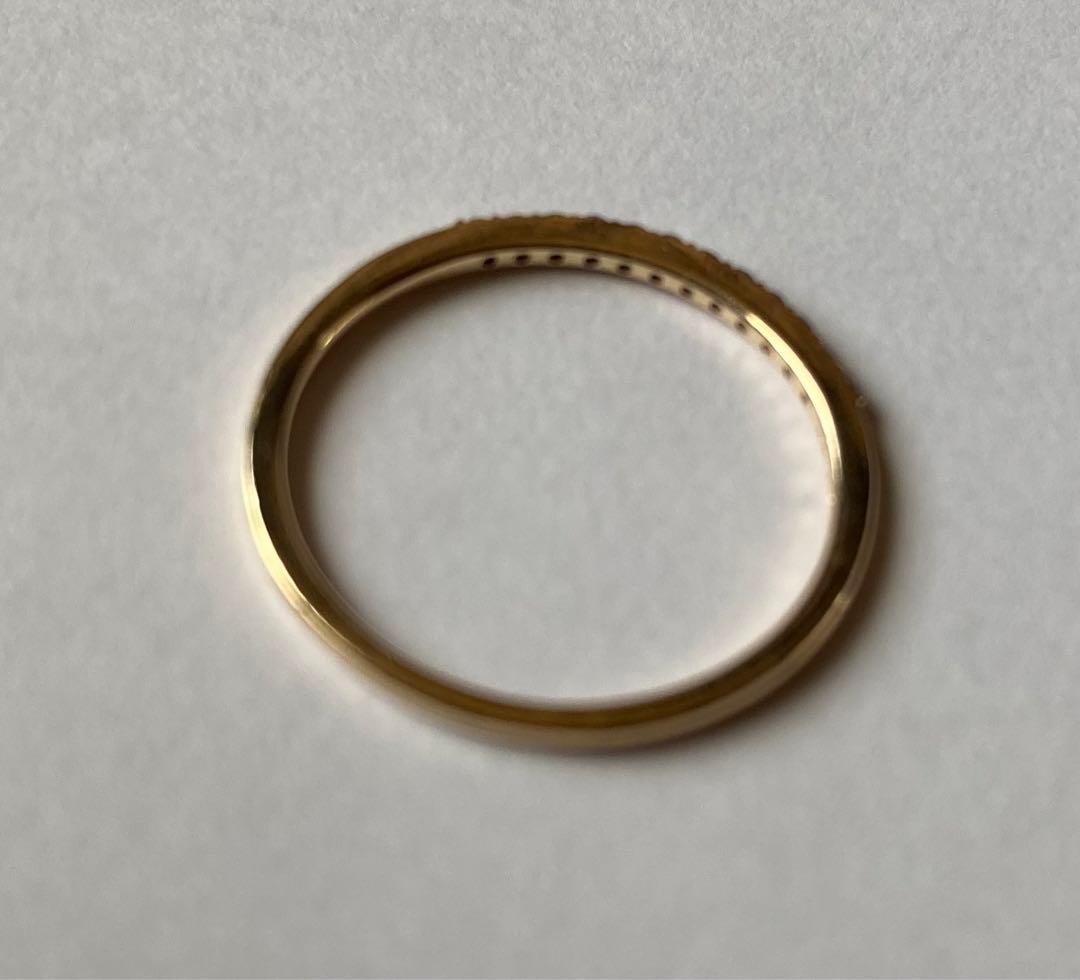 ⭐︎ete K10 0.07ct ダイヤYG リング　9号⭐︎